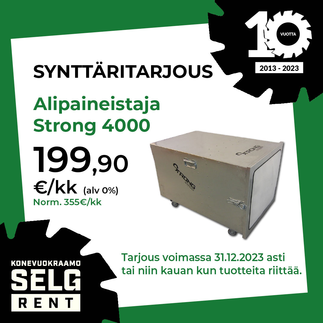 10v tarjous Strong 4000